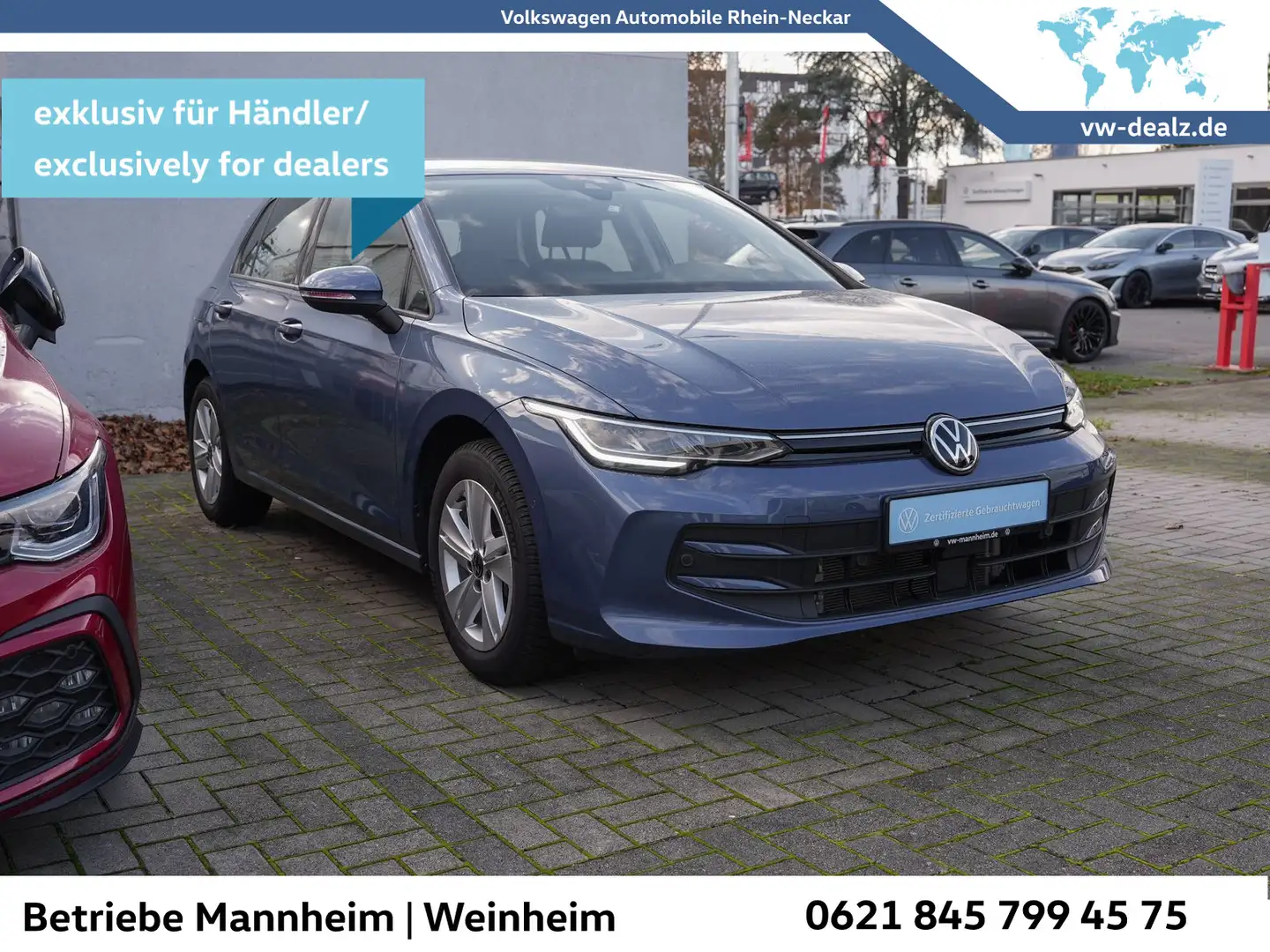 Volkswagen Golf VIII 1.5 eTSI Life DSG GAR2030 App-Connect Blau - 2