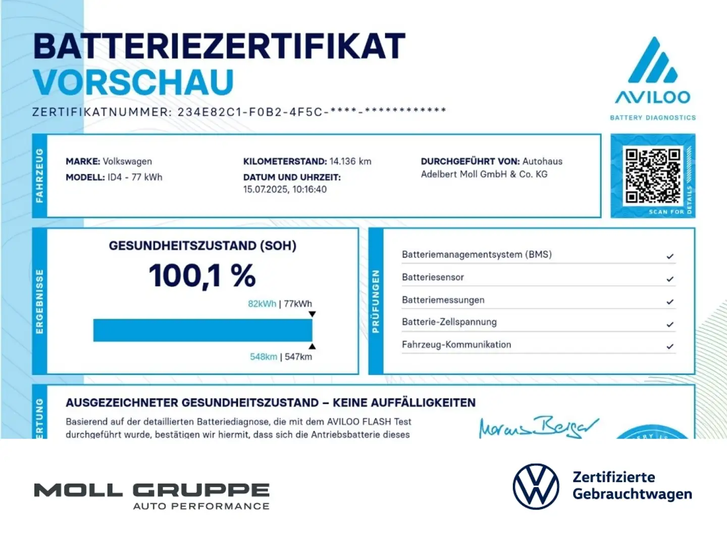 Volkswagen ID.4 GTX MATRIX 360 ACC AHK AKUSTIKGLAS AUT FLA Noir - 1