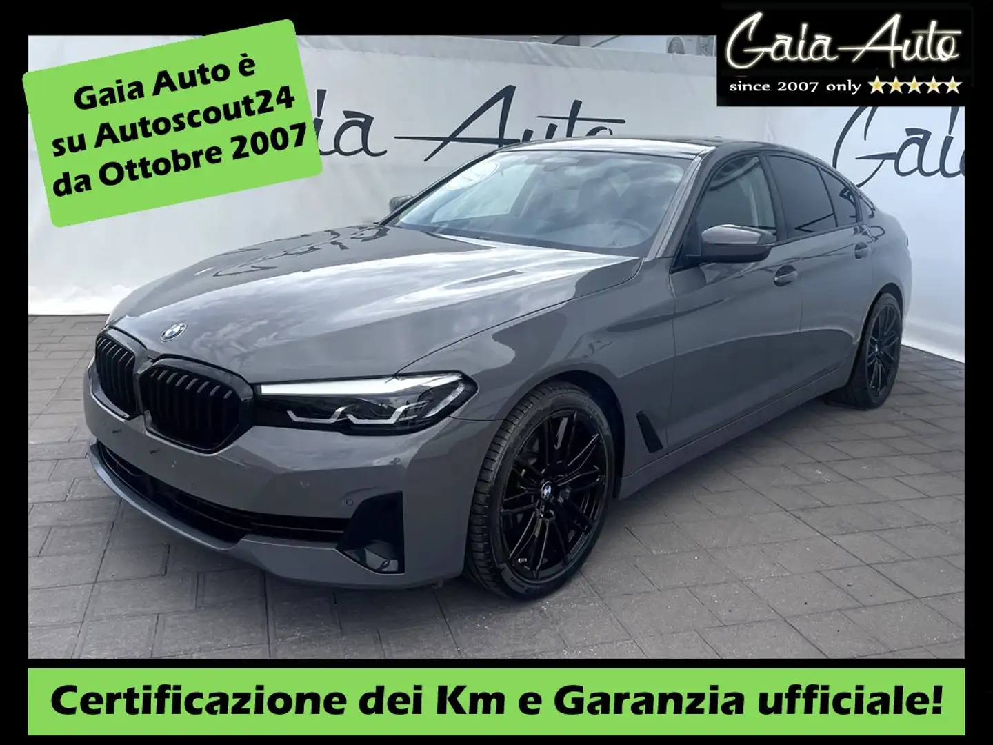 BMW 520 D mhev 48V Luxury Black (Restyling 2021 imm.2020) Grigio - 1