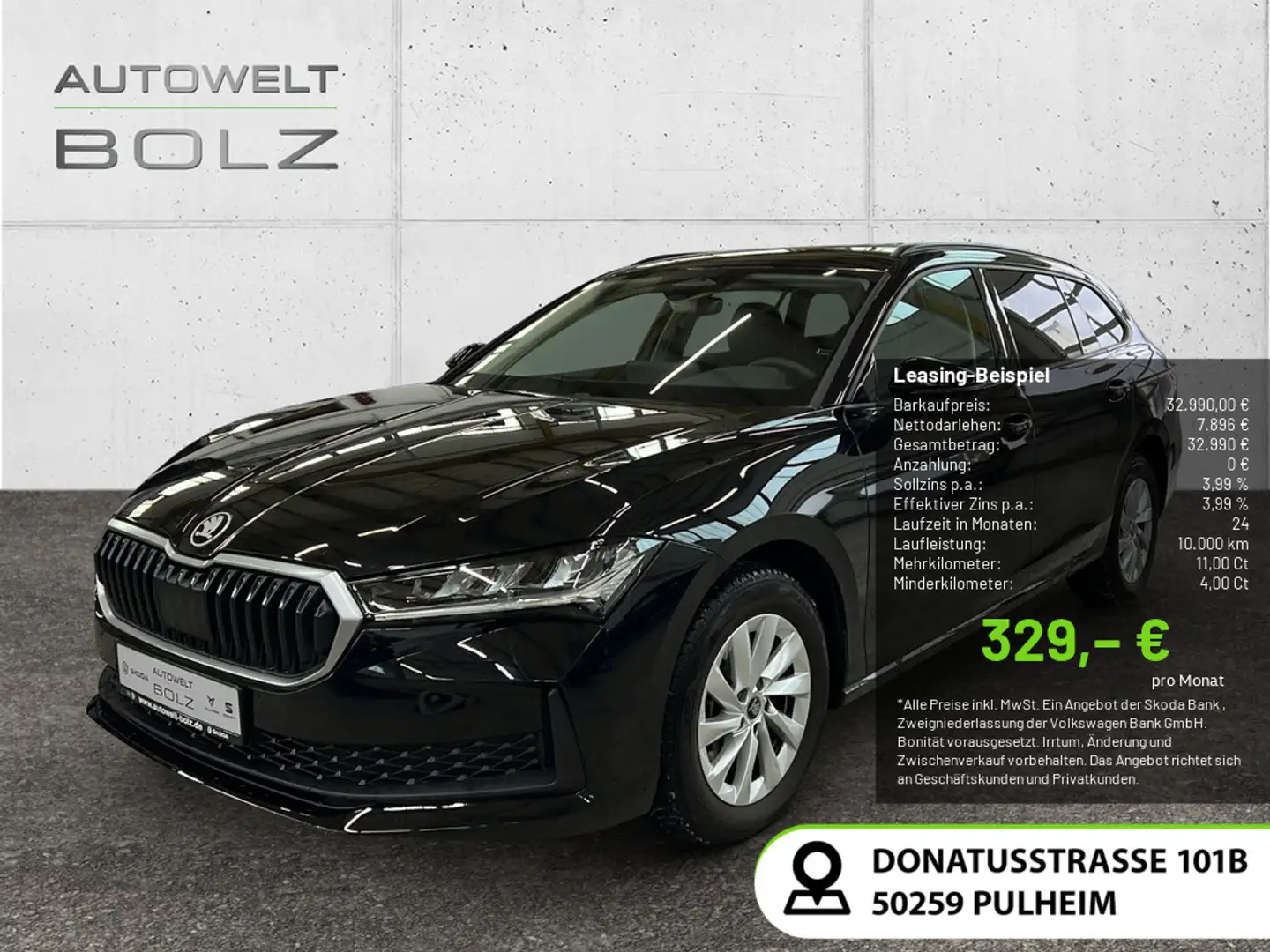 Skoda Superb 2.0 TDI Essence KAMERA NAVI ACC LED Schwarz - 1