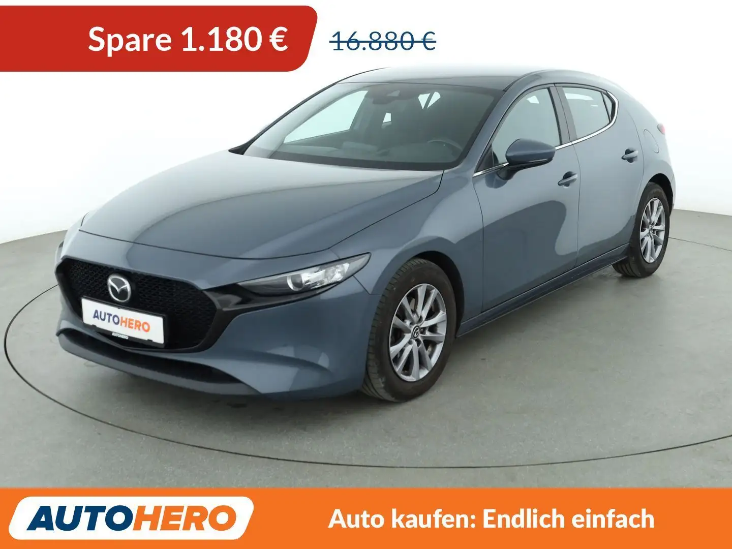 Mazda 3 2.0*NAVI*LED*ACC*CAM*PDC*KLIMA*GARANTIE* Grau - 1