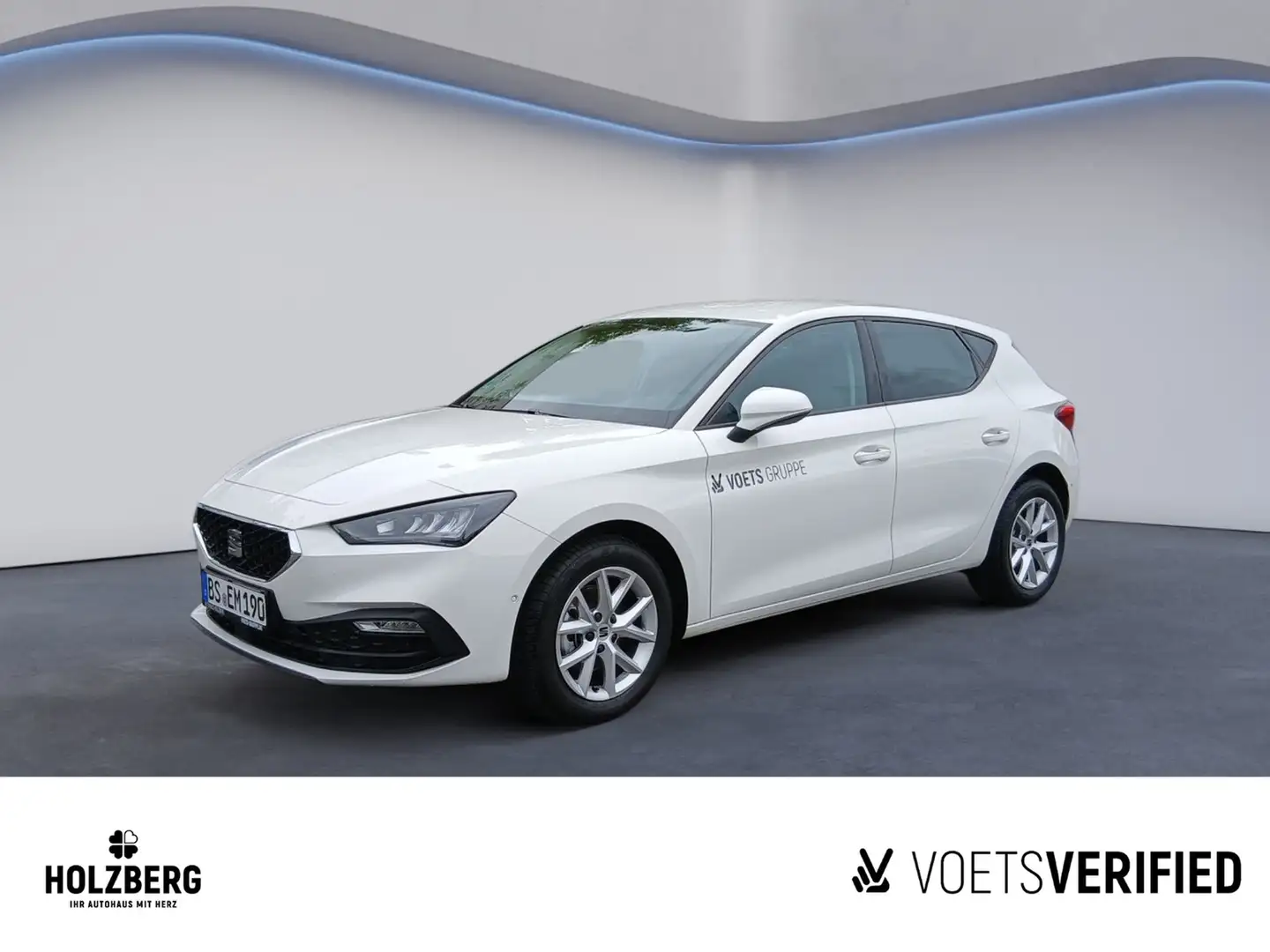 SEAT Leon 1.5 eTSI Road Edition NAVI+KESSY+SHZ Weiß - 1