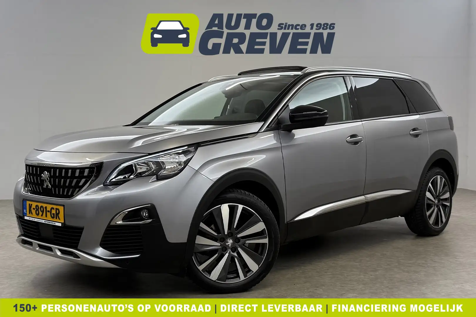 Peugeot 5008 1.2 PureTech 7p 360 Camera Pano Sfeerverl. LED Vir Zilver - 1