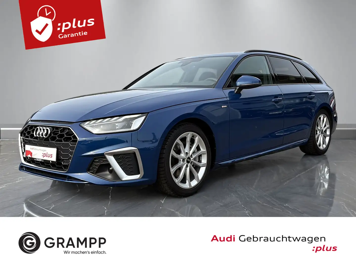 Audi A4 S line 40 TFSI S-tronic +AHK+360°+LED+ Blue - 1