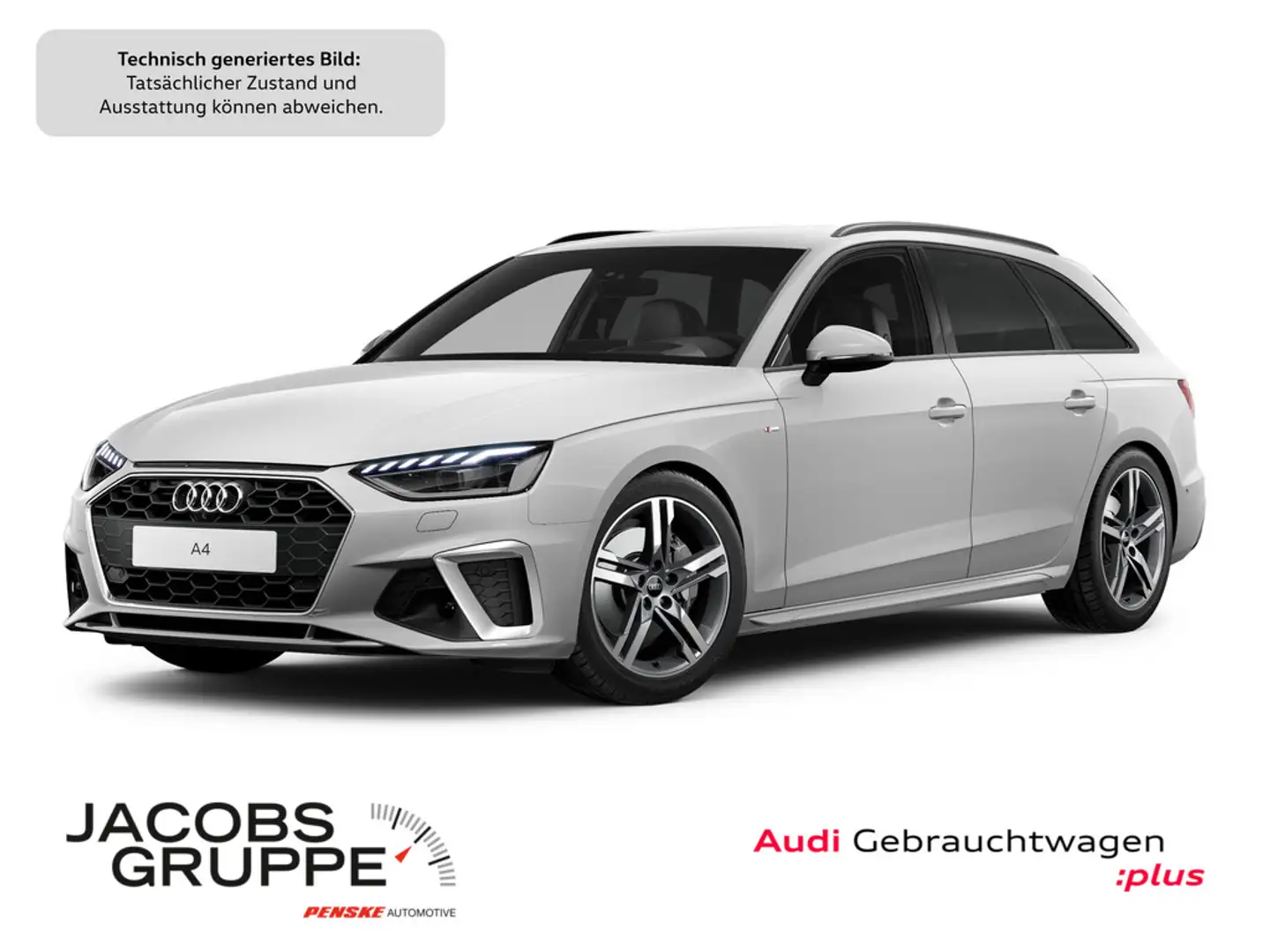 Audi A4 Avant 40 TDI S line B&O*Matrix*SH Weiß - 1