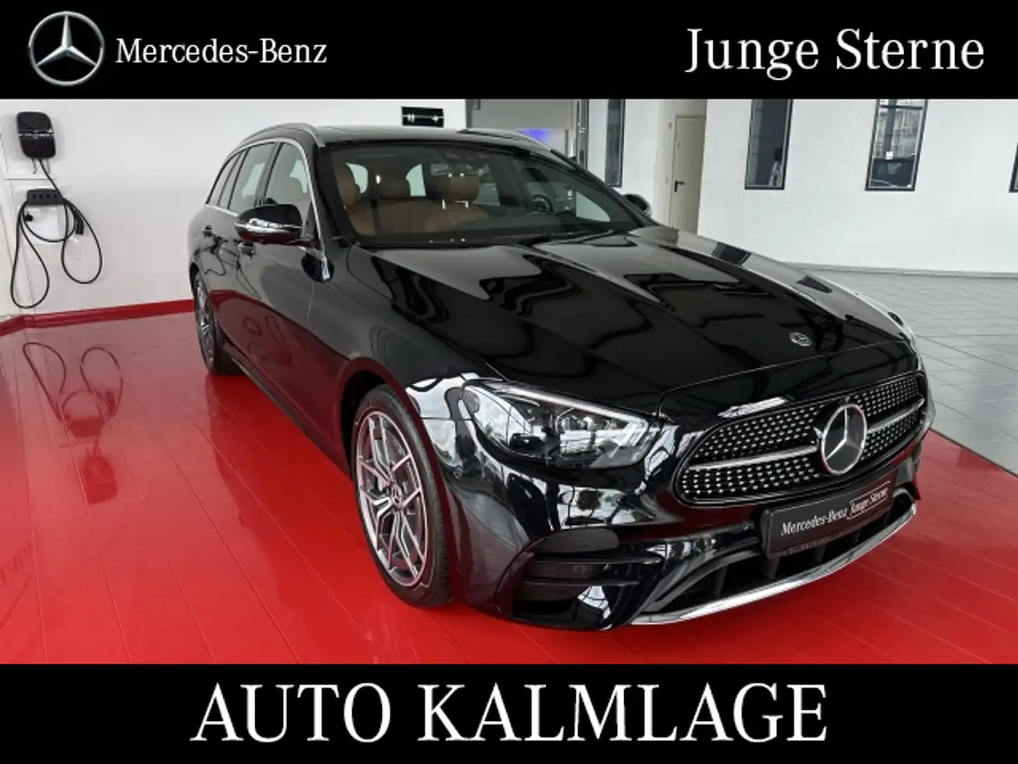 Mercedes-Benz E 450 E 450 4M T AMG MEMORY+360°+MULTIBEAM+DISTRONIC Zwart - 1