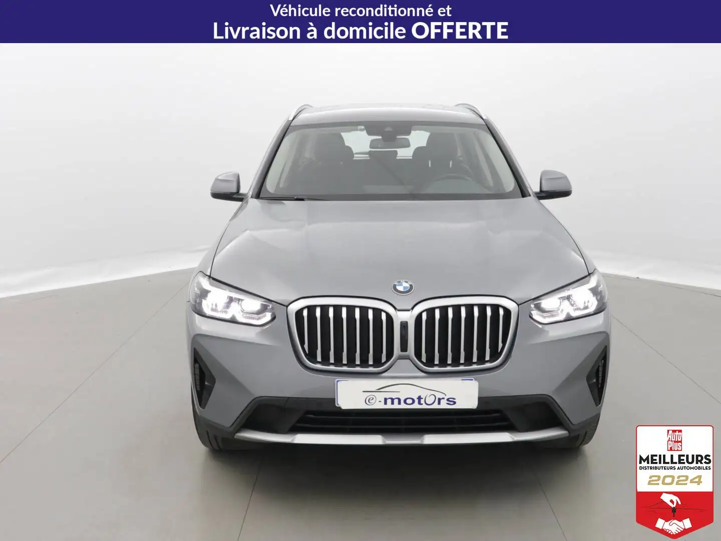 BMW X3 X3 sDrive 18d 150 BVA8 X Line + Cuir Blanc - 2