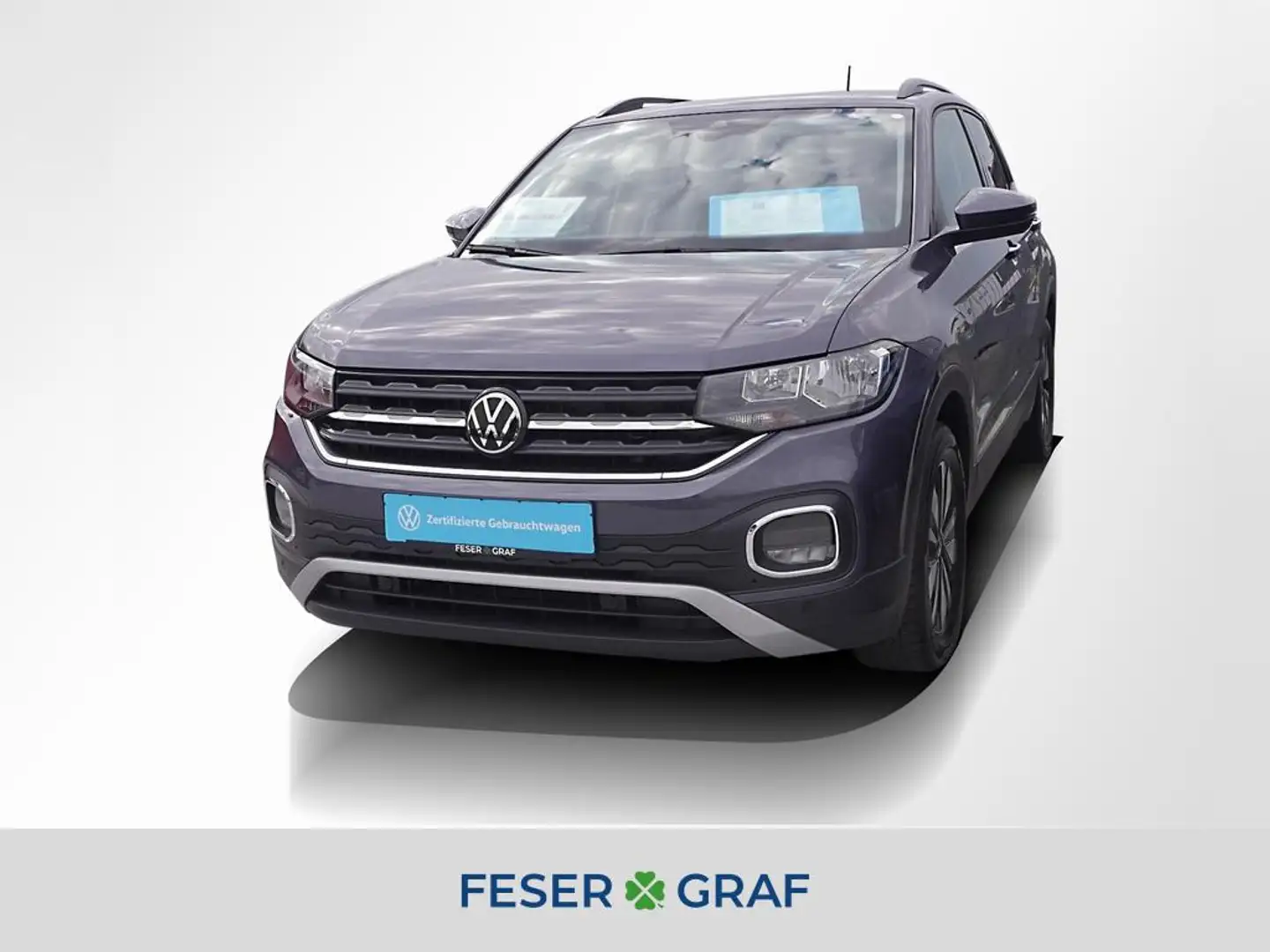 Volkswagen T-Cross 1.0 TSI Move DSG ACC Navi PDC Sitzh. 16" Grijs - 1