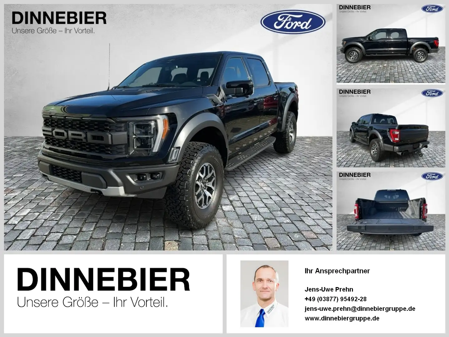 Ford F 150 F-150 Supercrew 3.5 l V6 Raptor Edition 330 kW Schwarz - 1
