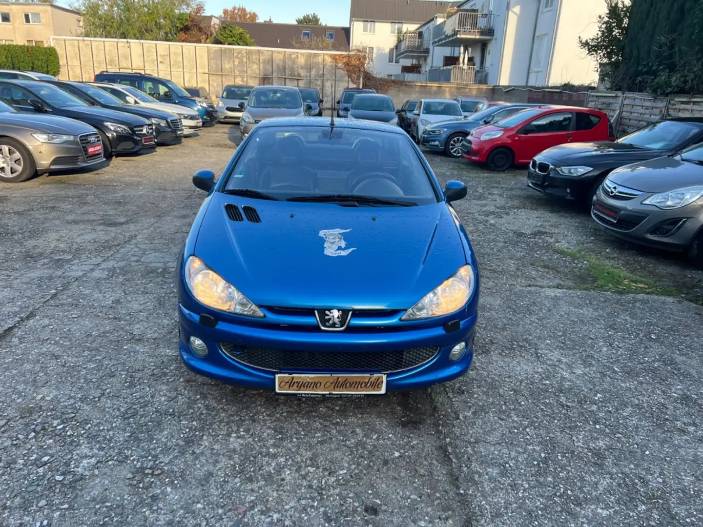 Peugeot 206 Cabriolet CC Platinum*Leder*Kamera*Navi*Klim Blau - 1