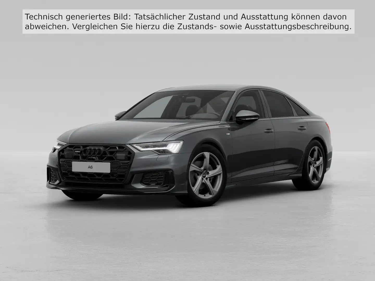 Audi A6 40 TDI Q 2x S LINE HD-MATRIX LEDER Grau - 2