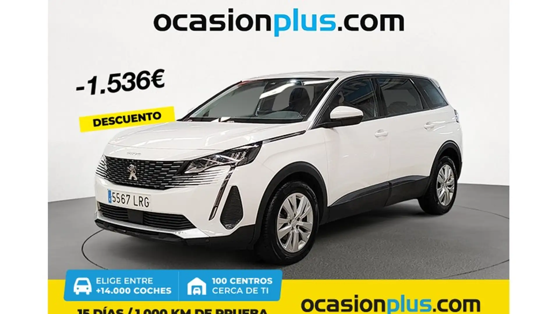Peugeot 5008 1.6 BlueHDi Active 120 Blanc - 1