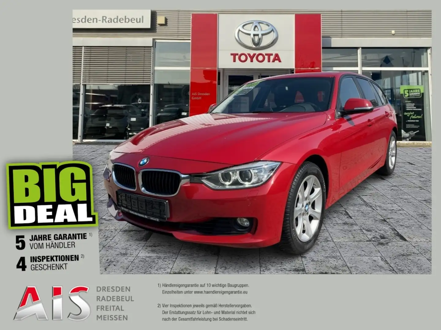 BMW 328 iA Touring Xenon Kamera elektr. Sitze Rood - 1