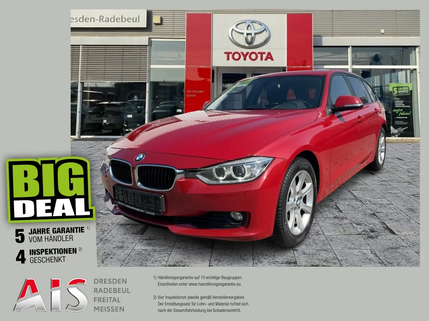 BMW 328 iA Touring Xenon Kamera elektr. Sitze Rood - 1