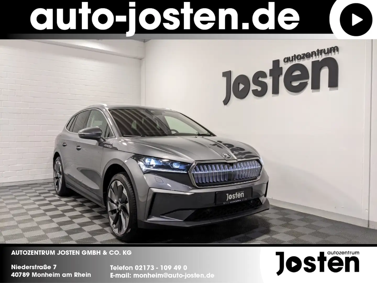 Skoda Enyaq 80x Lounge Advanced PANO Wärmepumpe 21''-LM Grau - 1