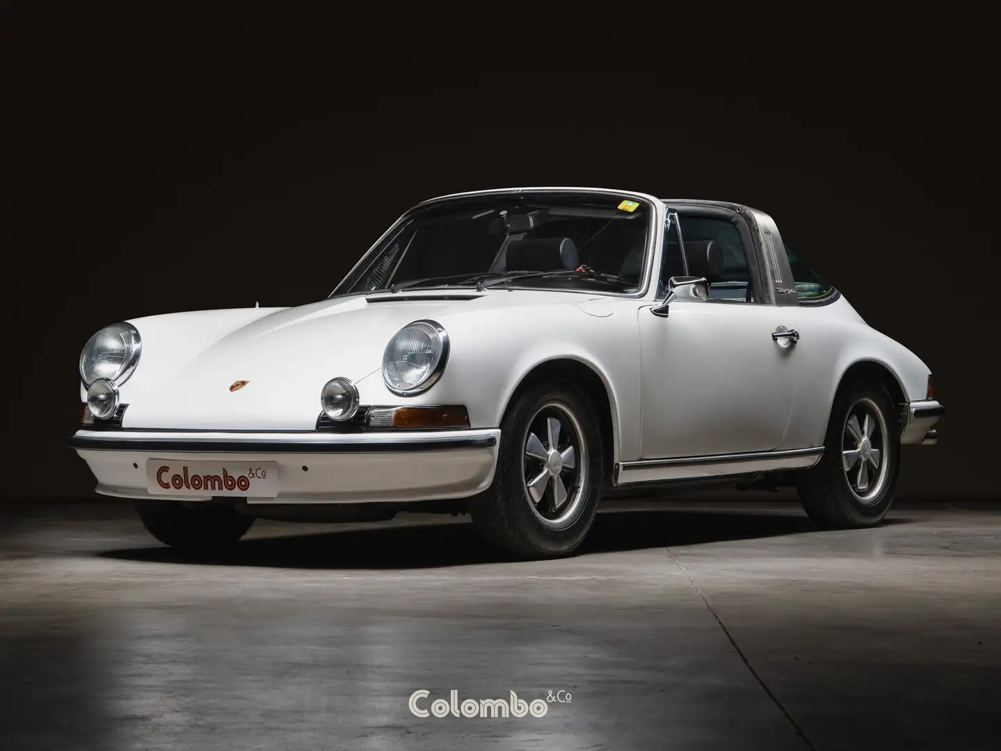 Porsche 911 2.4 S Targa Blanc - 1