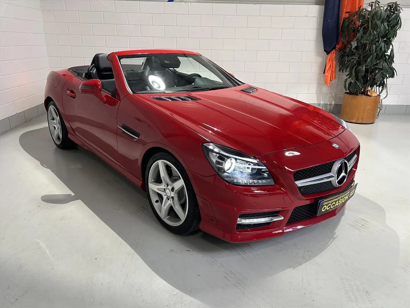 Mercedes-Benz SLK 200 1.8 SLK200 KOMP. AUT7 AMG-Line, Xenon, 61dkm! Rouge - 1