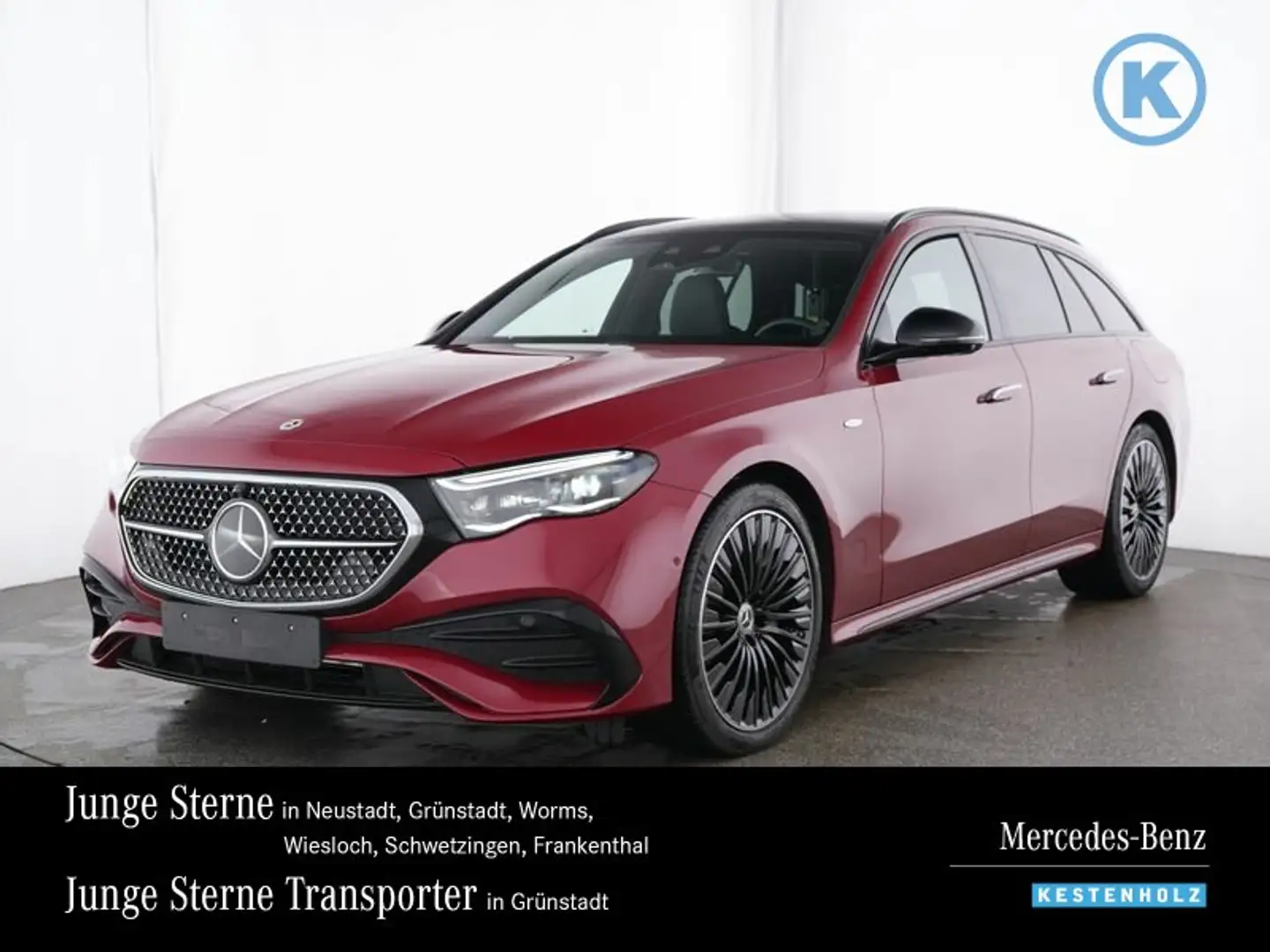 Mercedes-Benz E 300 E 300 de T AMG+NIGHT+SUPERSCREEN+AHK+DISTRO+PANO Rot - 1