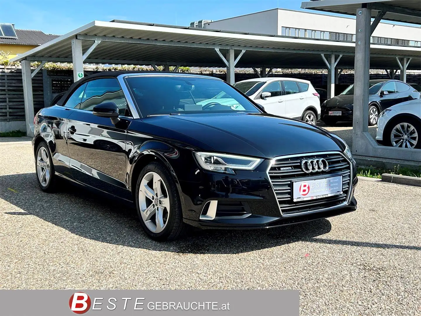 Audi A3 Cabrio 2,0 TFSI quattro S-tronic sport Schwarz - 1