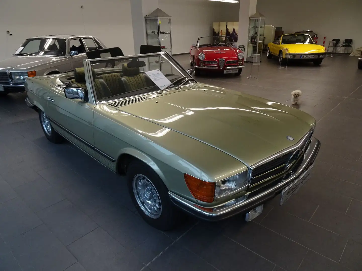 Mercedes-Benz SL 280 280SL Automatik. Deutsch Grün - 2