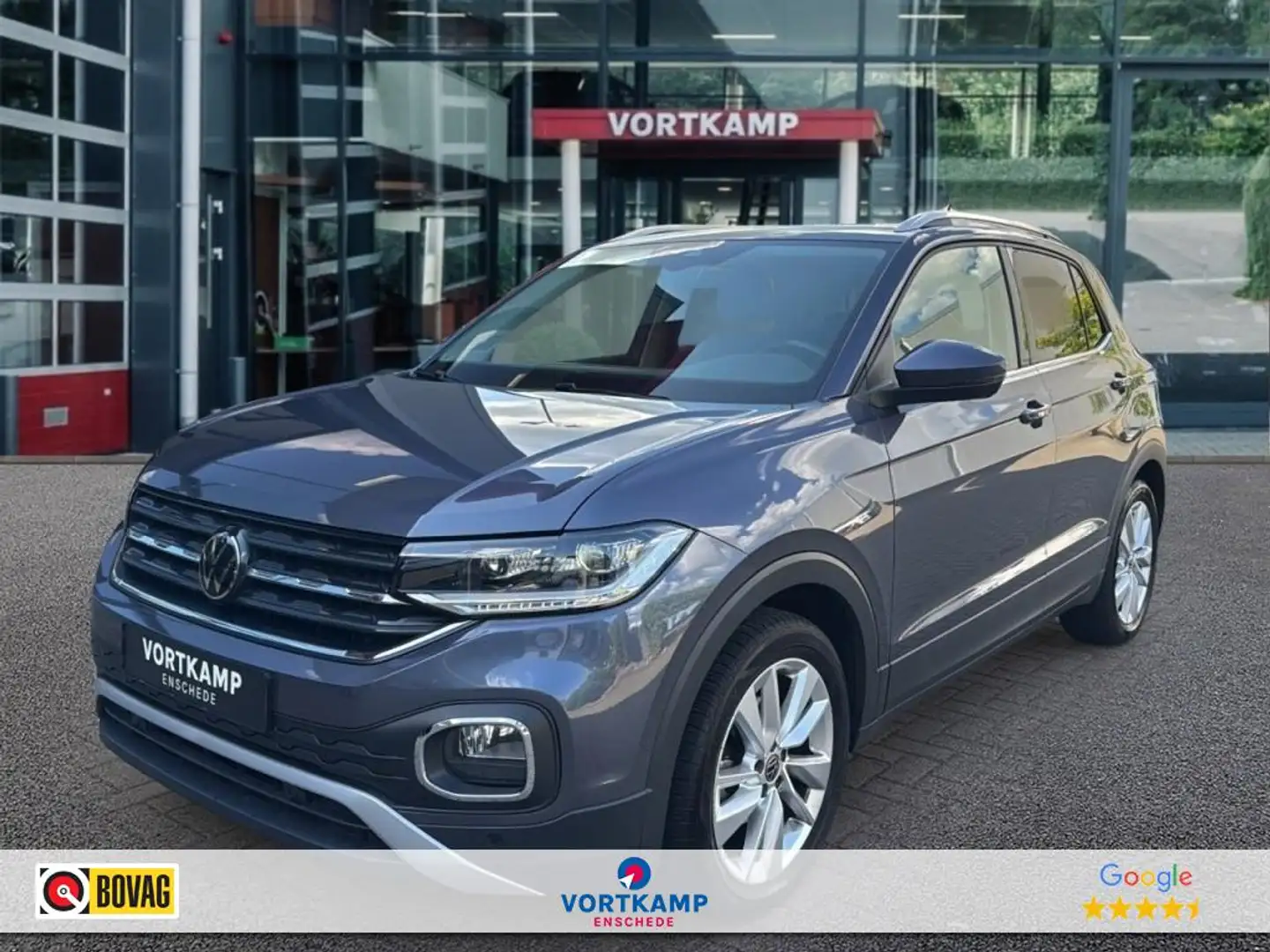 Volkswagen T-Cross 1.0 TSI DSG STYLE TREKHAAK/CAMERA/NAVI/ACC/CARPLAY Grijs - 1