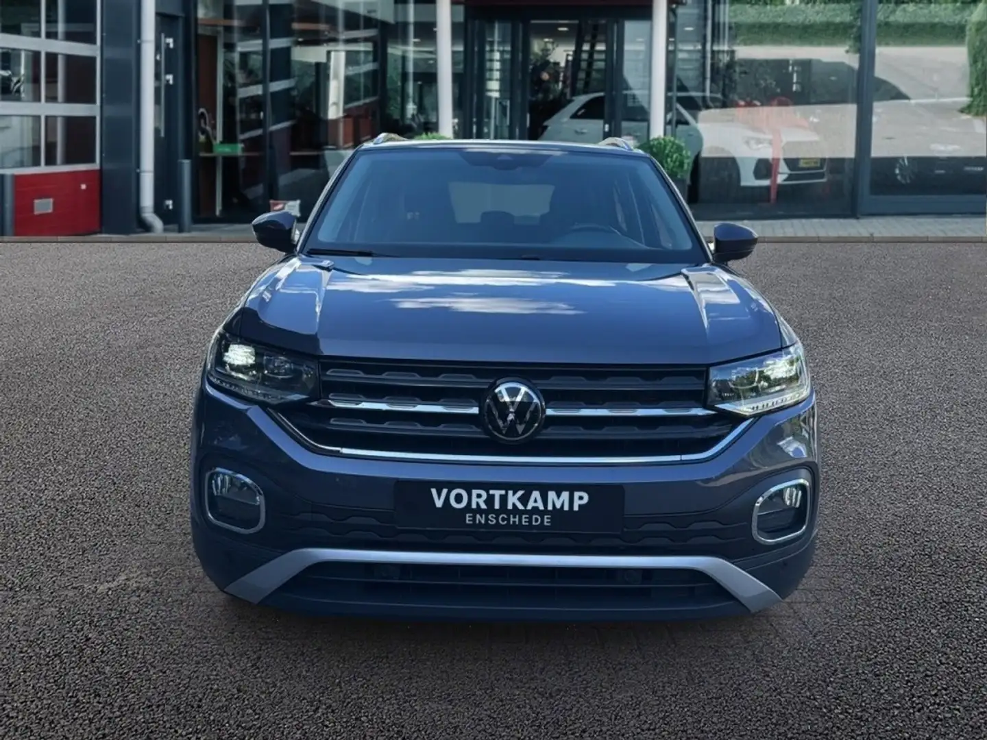 Volkswagen T-Cross 1.0 TSI DSG STYLE TREKHAAK/CAMERA/NAVI/ACC/CARPLAY Grijs - 2