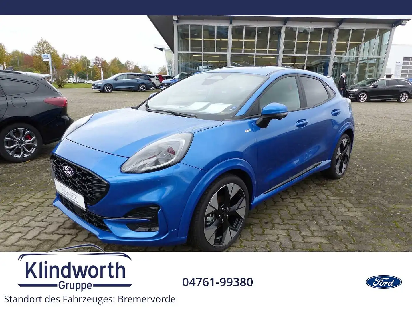 Ford Puma 1.0 EcoBoost Hybrid Aut. ST-LINE X iACC,LED Bleu - 1