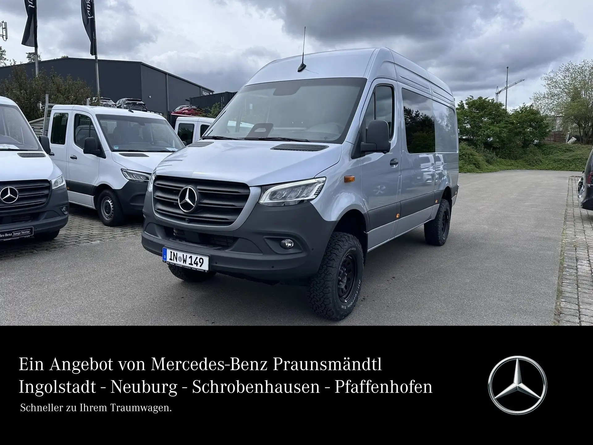 벤츠 Mercedes-Benz Sprinter 319 CDI 4x4+Wohnmobilvorb.+360Kam+LED 2025 은색 사진 1