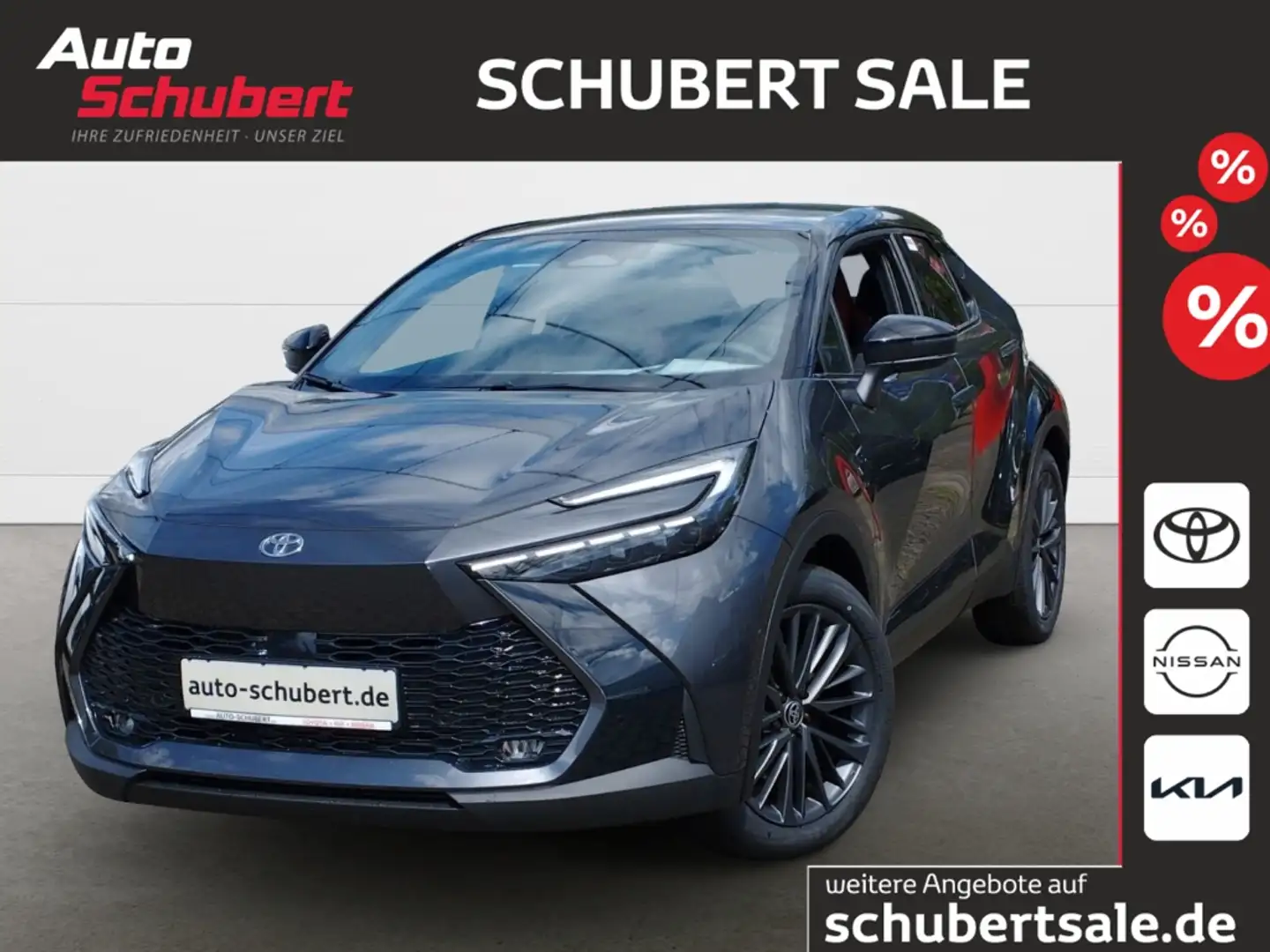 Toyota C-HR Plug-In Hybrid 2,0l Lounge Edition GLASDACH+Navi M Gris - 1