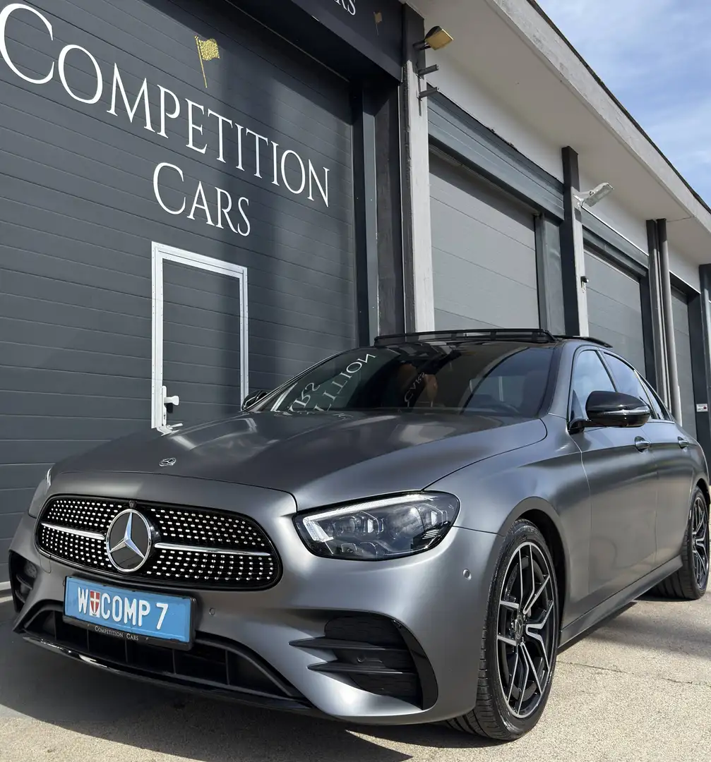 Mercedes-Benz E 220 d AMG|PANO|HIGH END BURMESTER|MEMORY|DESIGNO MATT LACKIERUNG|NIGHT PAKET|360° SURROUND KAMERA|MEGA OPTIK Grau - 2