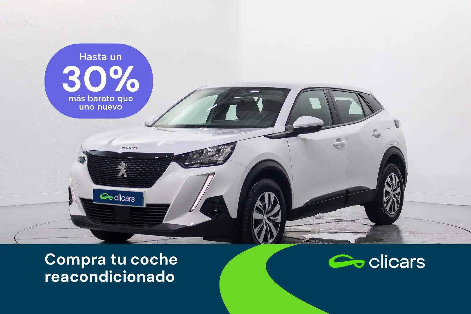 Peugeot 2008 1.2 PureTech S&S Active 100 Blanc - 1