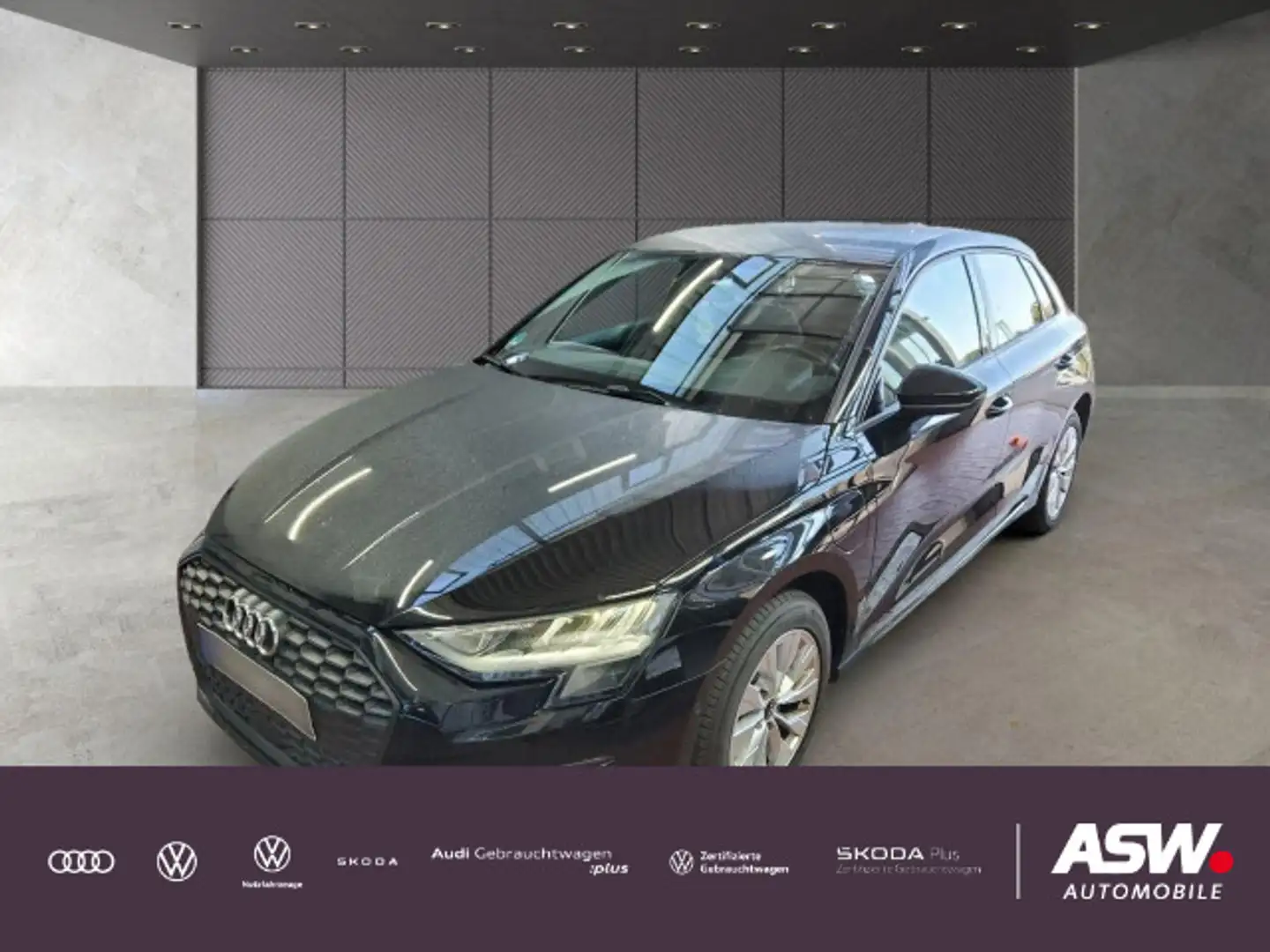 Audi A3 40TFSI e Stronic NAVI LED GRA PDC Schwarz - 1