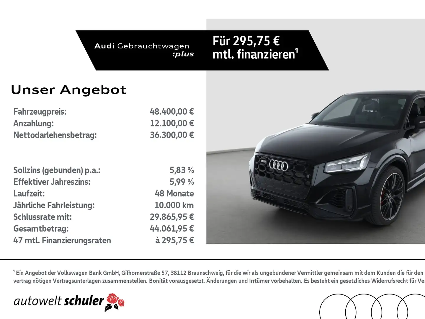 Audi SQ2 2.0 TFSI quattro Navi RFK ACC Matrix-LED PDC basi Negru - 1