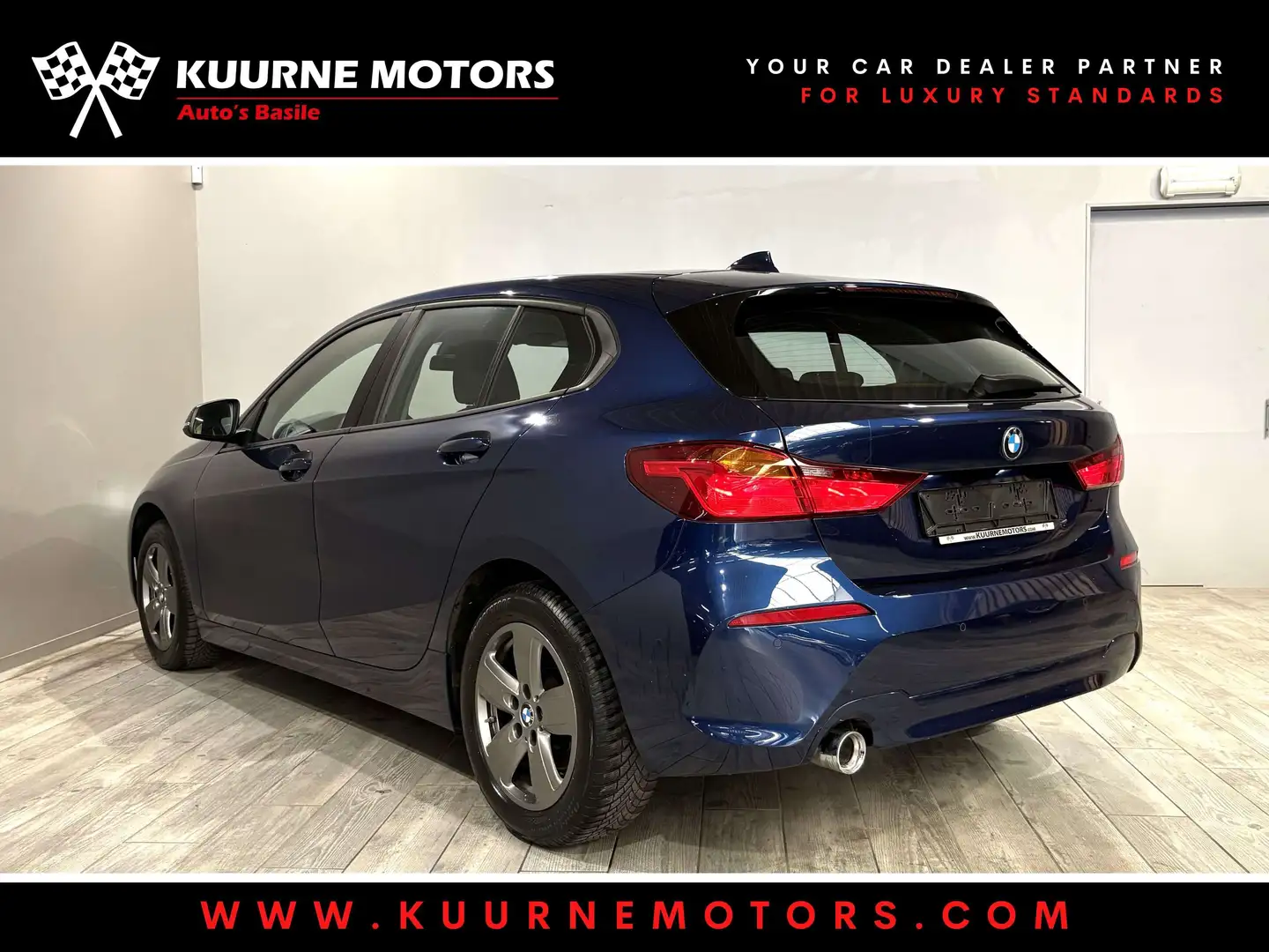 BMW 116 d Alu16\/Gps/Carplay/Pdc/Airco *1j garantie* Bleu - 2