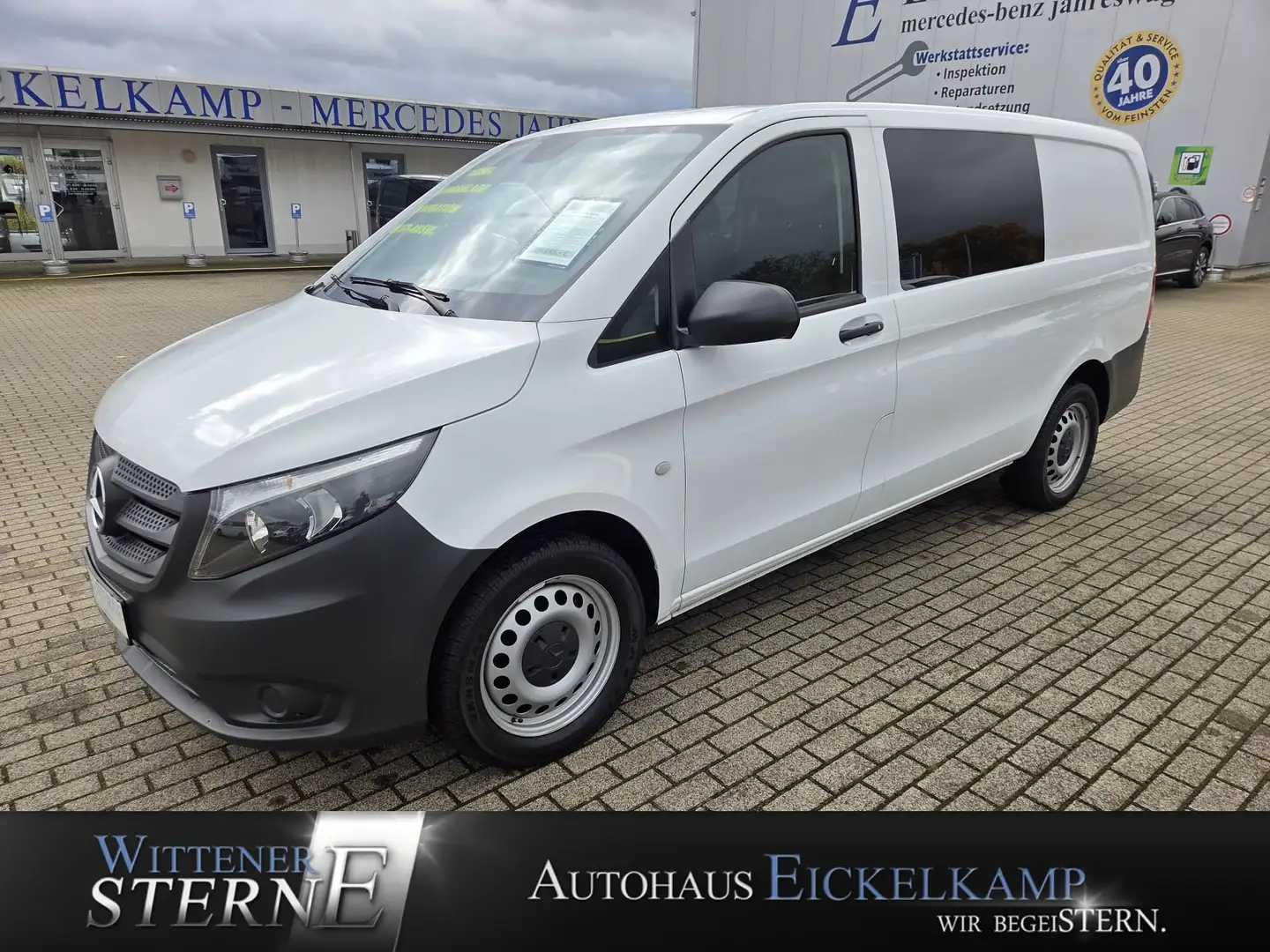 Mercedes-Benz Vito Vito 116 Mixto lang KLIMA NAVI RFK gr.TANK 6SITZER Blanc - 1