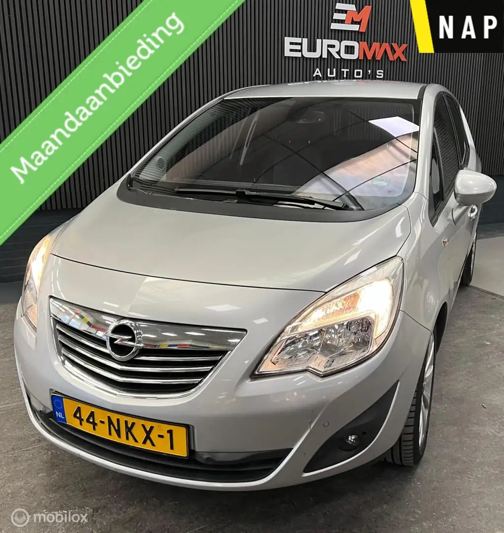 Opel Meriva 1.4 Turbo Cosmo NAP - Airco - Bluetooth Grau - 1