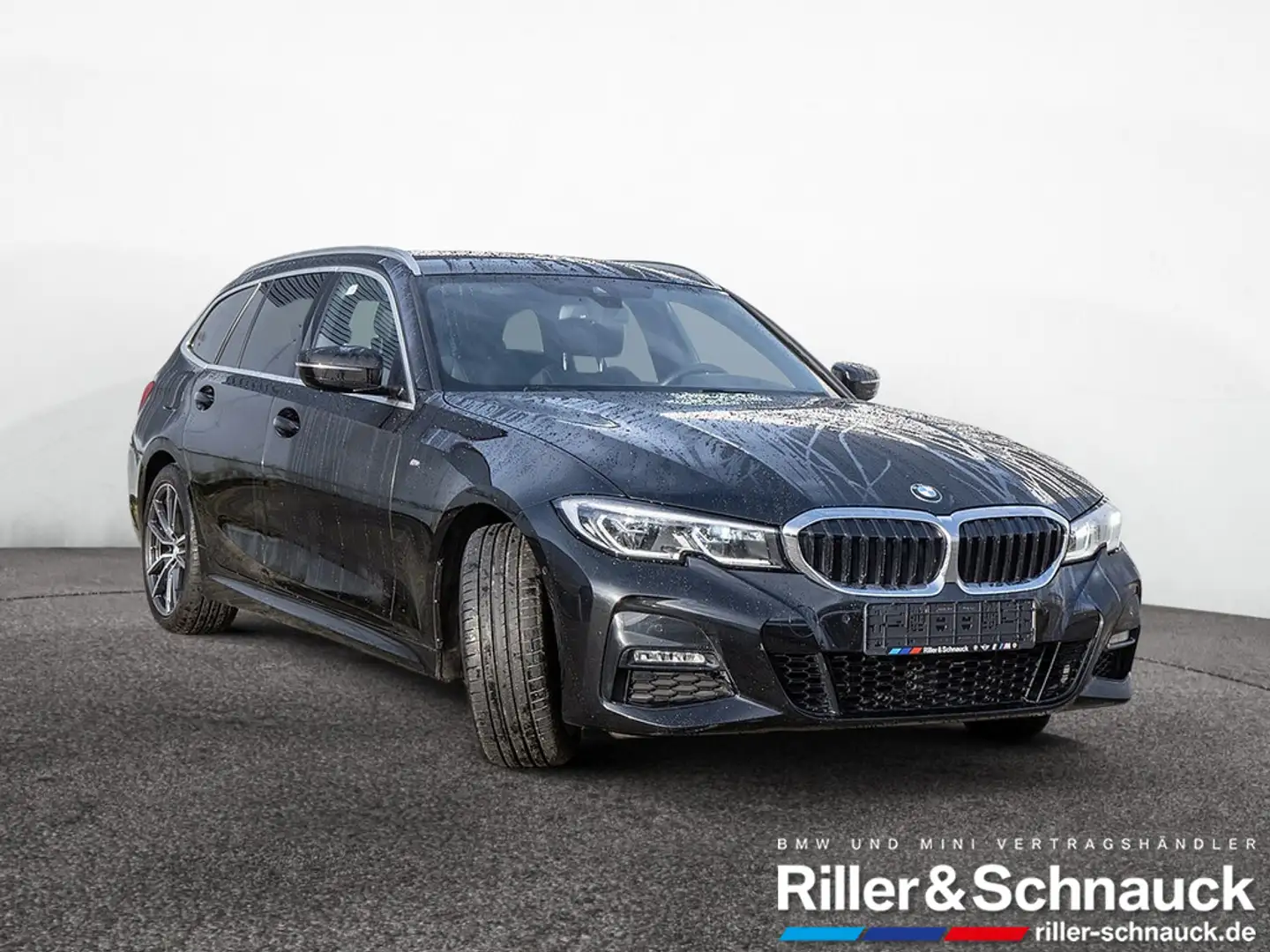 BMW 320 i Touring M-Sport LASER+AHK+NAVI+HUD+LEDER Noir - 2