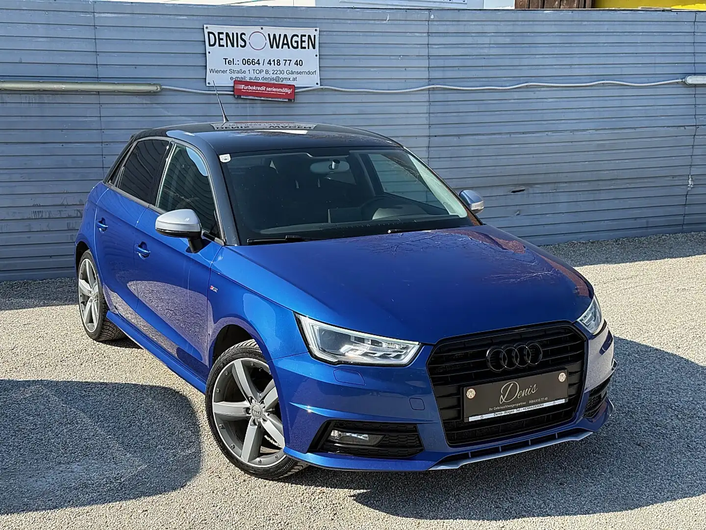 Audi A1 SB 1,0 TFSI S-Line 1. Besitz Blau - 1