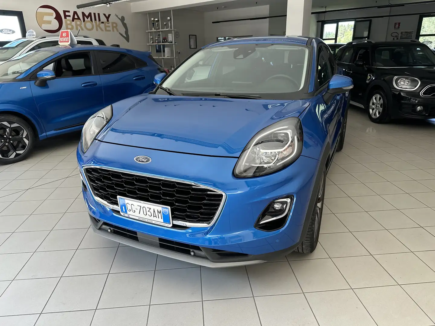 Ford Puma 1.0 ecoboost h Titanium X Co Pilote Blu/Azzurro - 1