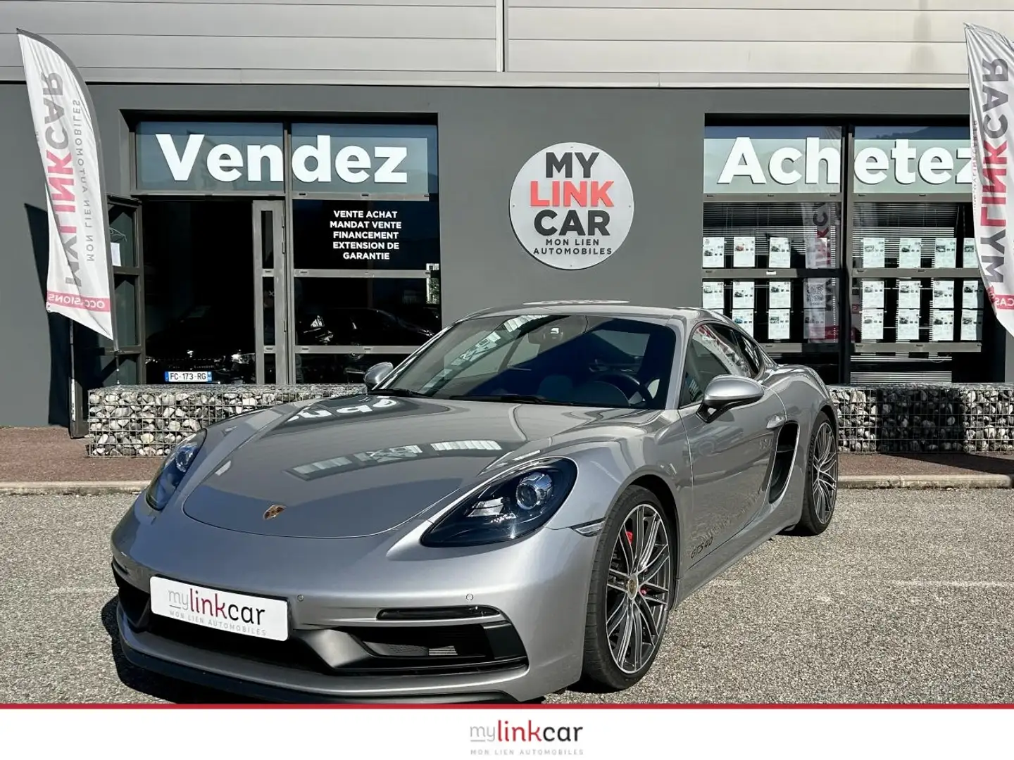 Porsche Cayman 718 GTS 4.0 400 cv Origine France Porsche Approved 03/2028 Zilver - 1
