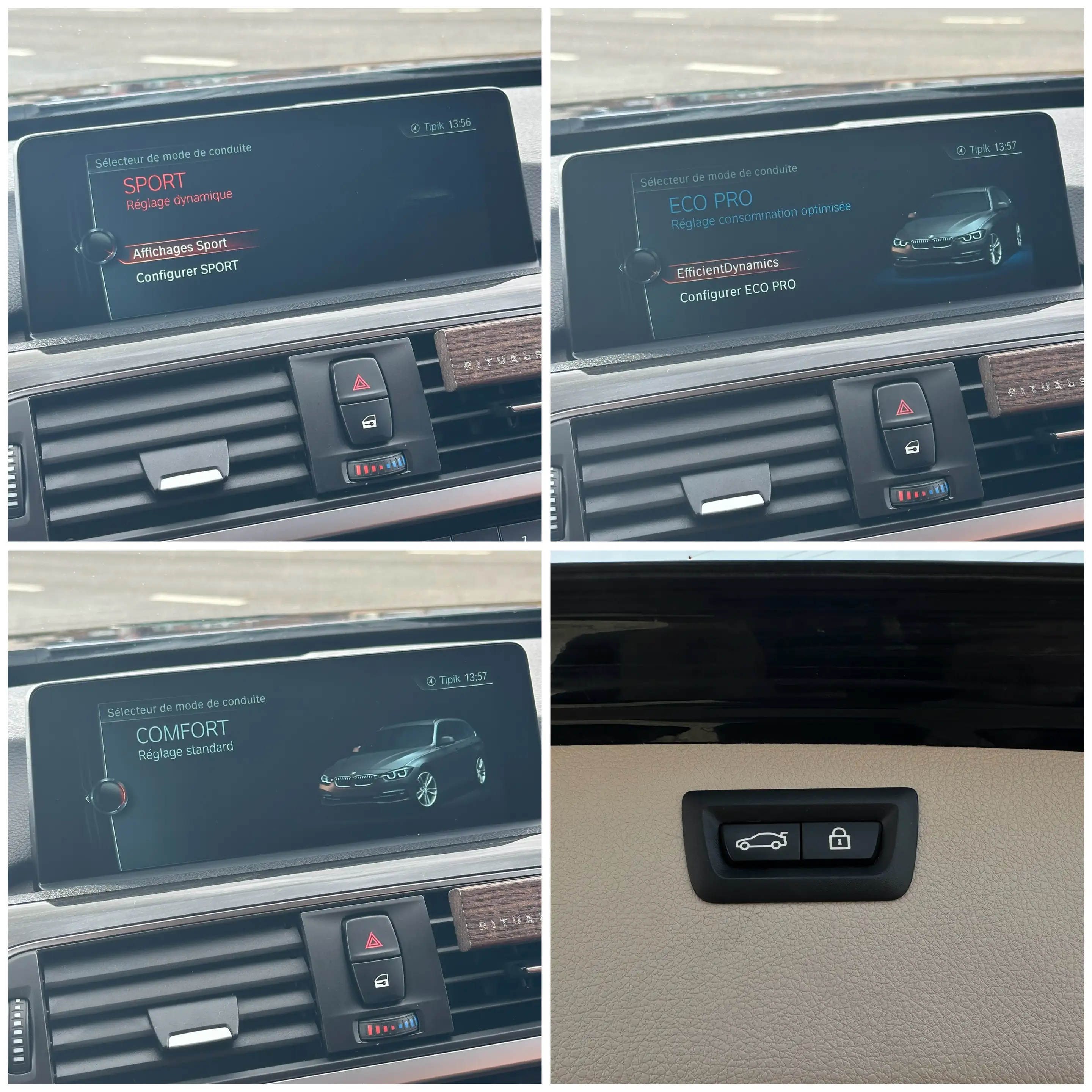 BMW 316 dA Luxury / GPS Cuir LED Caméra Cruise Capteurs — photo 14