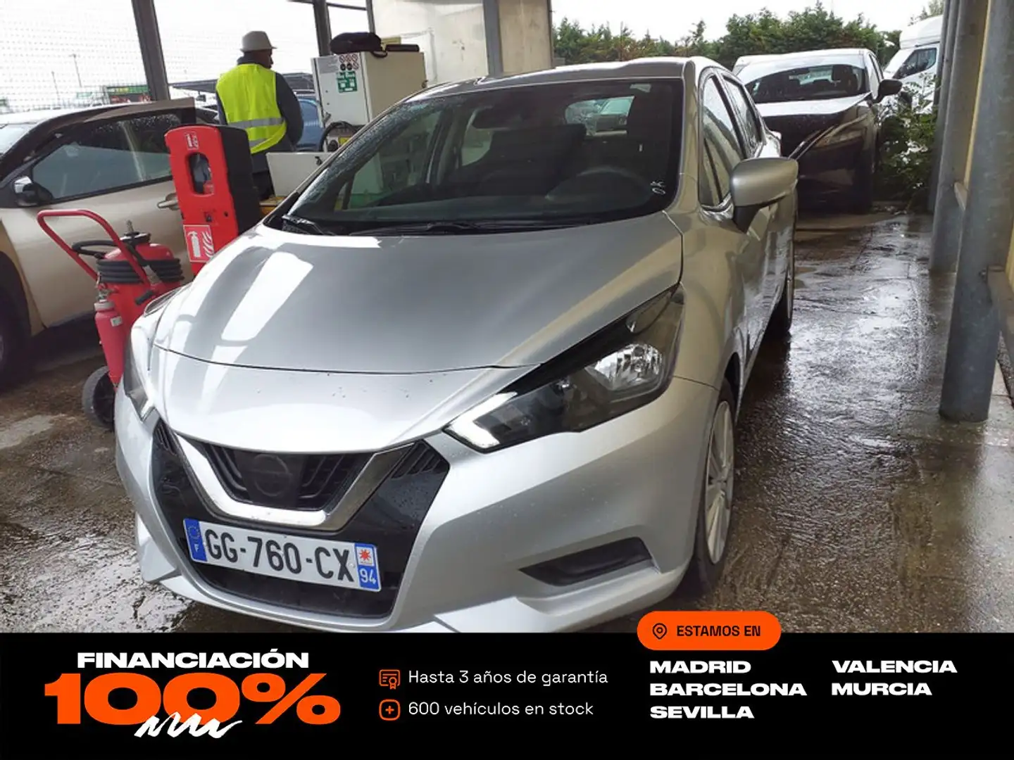Nissan Micra IG-T 68 kW (92 CV) E6D-F Tekna Plateado - 1