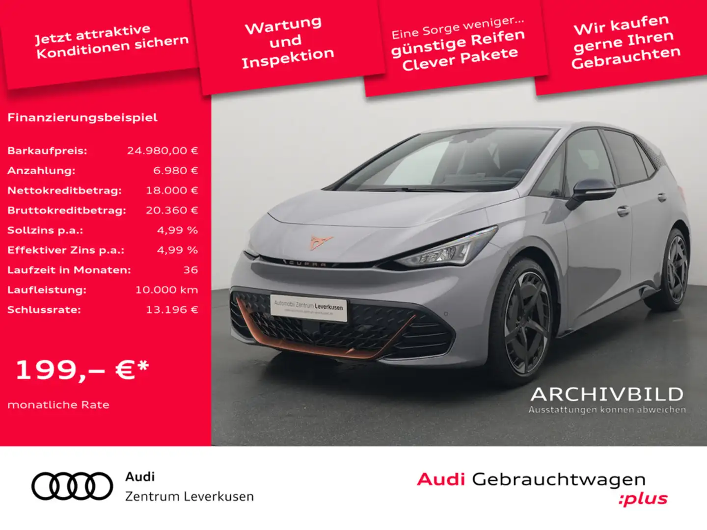 CUPRA Born ACC NAVI KAM SHZ KEYLESS Schwarz - 1