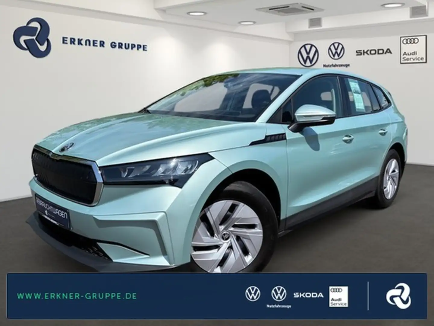 Skoda Enyaq iV 50 Studio NAVI+LED+DAB+++ Gri - 1