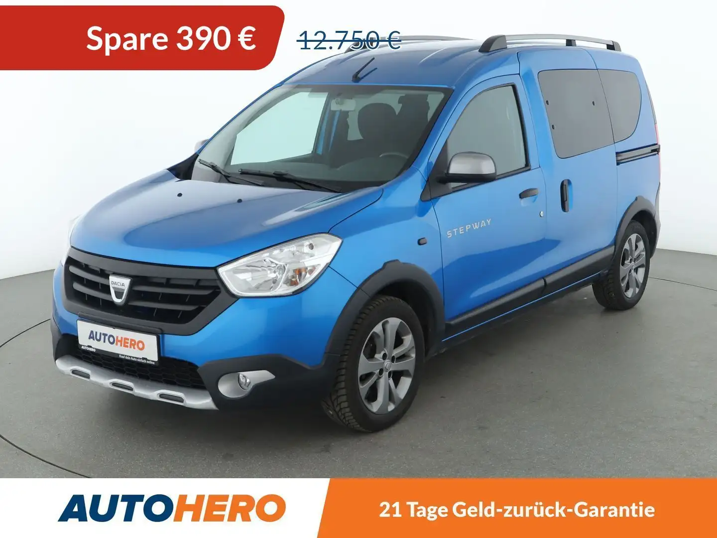 Dacia Dokker 1.2 TCe Stepway *NAVI*PDC*SHZ*ALU*TEMPO* Blau - 1
