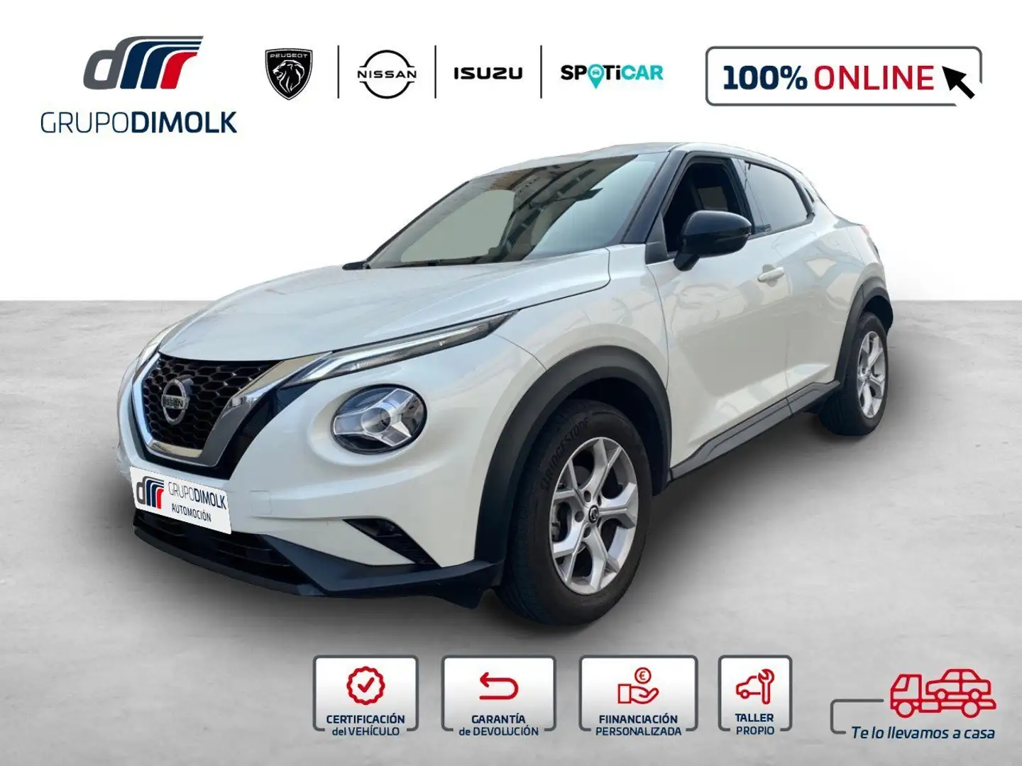 Nissan Juke 1.0 DIG-T N-Connecta 4x2 117 Blanco - 1