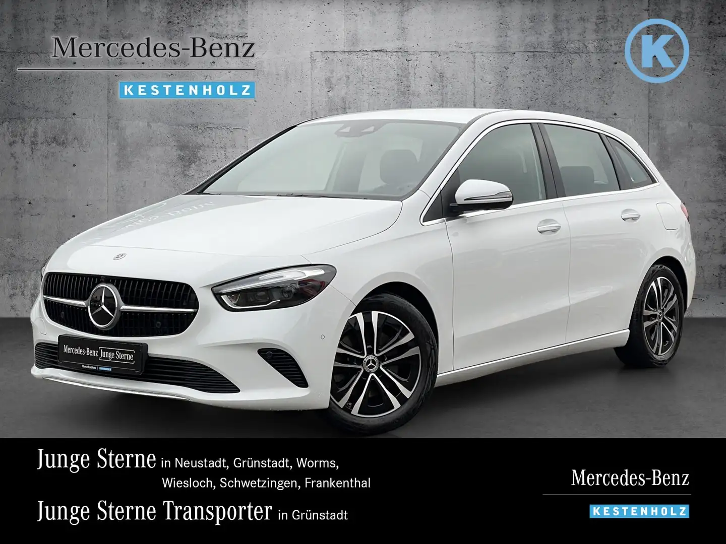 Mercedes-Benz B 220 B 220 d PROGRESSIVE+LEDER+AHK+STANDH+DISTR+360 Bílá - 1