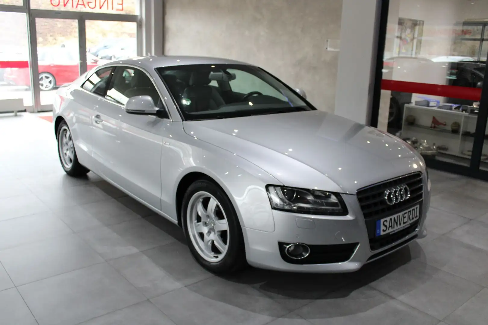 Audi A5 2.0 TFSI SPORTPAKET LEDER NAVI XENON LED EU 5 Silber - 2