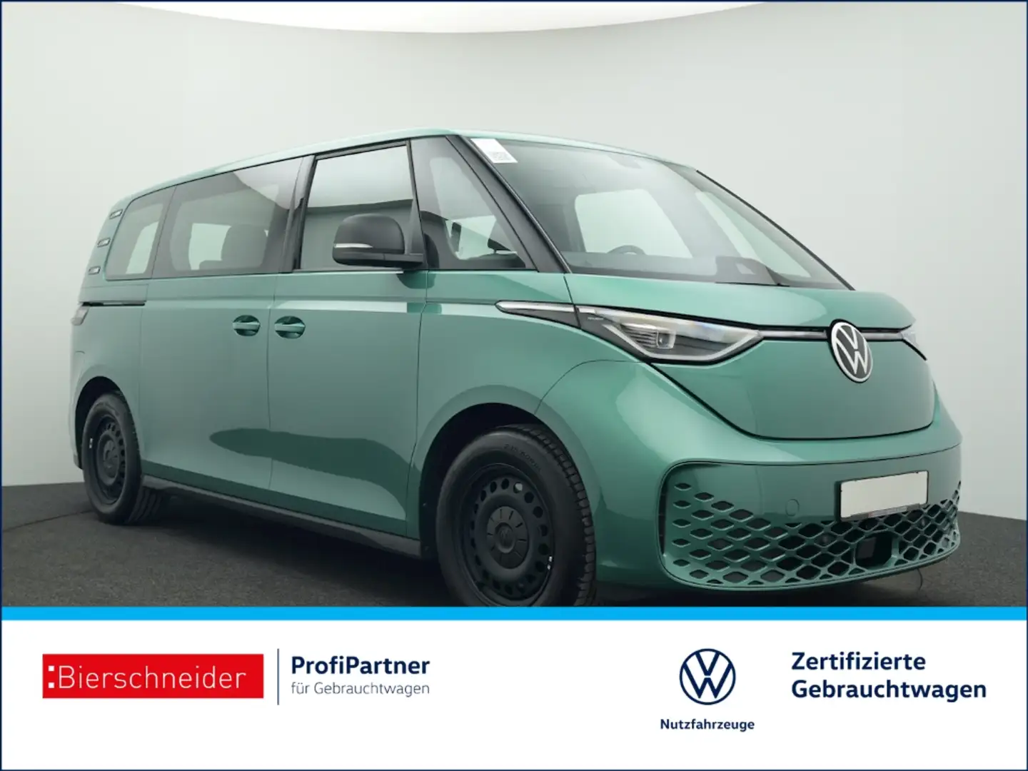 Volkswagen ID. Buzz Pro 5.-J.-GAR AHK IQ-LIGHT Grün - 1