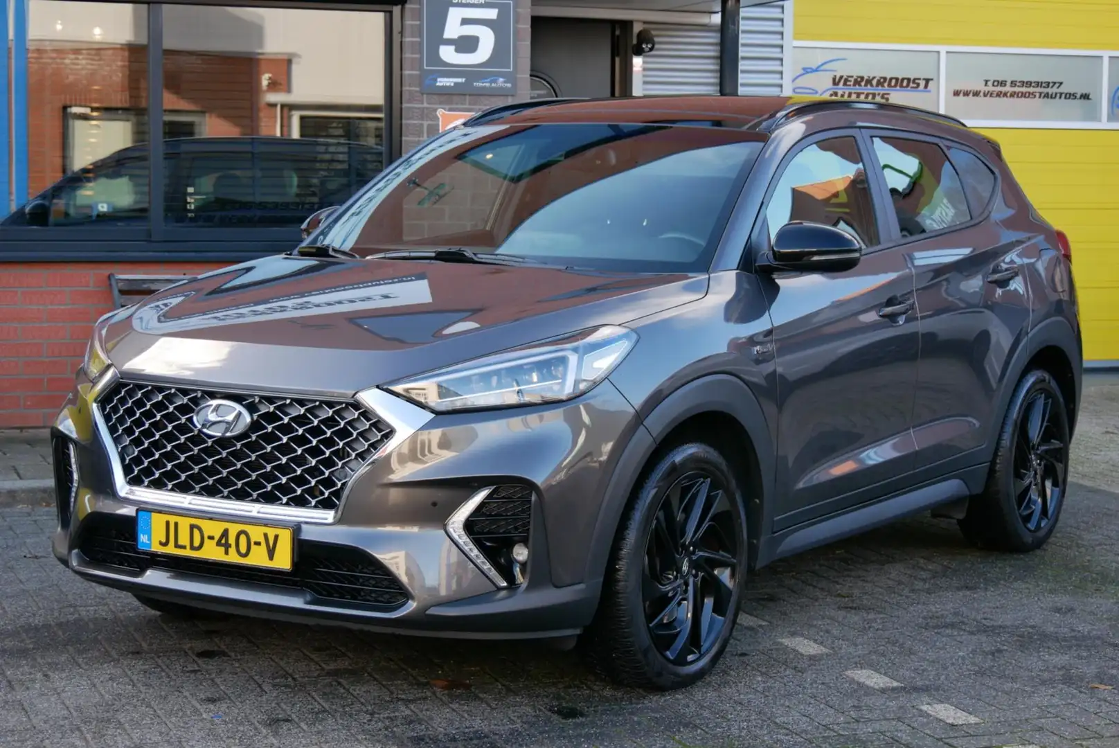 Hyundai TUCSON 1.6 T-GDI 4WD N-line Premium pano. camera. lane as Gris - 2